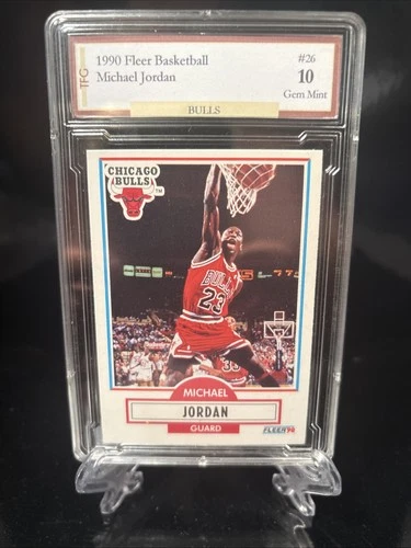 1990 Fleer Basketball Michael Jordan #26 GEM 10