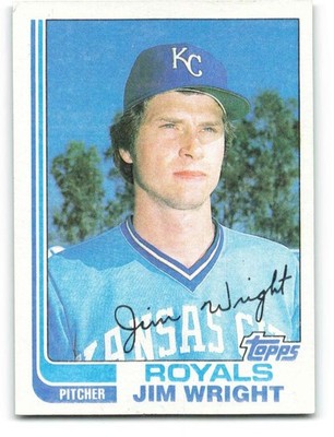 1982 Topps #362 Jim Wright EX Excellent Royals