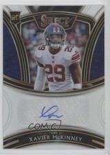 2020 Panini Select Signatures White Prizm 1/35 Xavier McKinney #SS-XMC Auto 1o4g