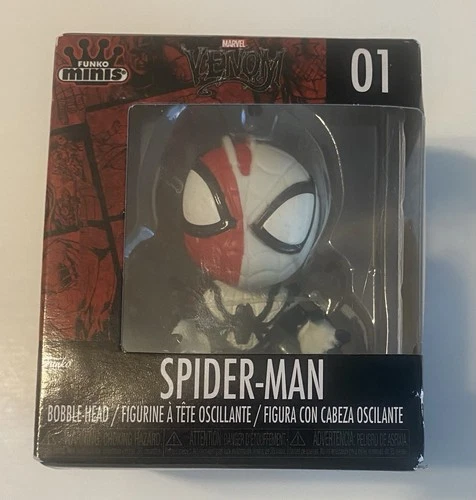 Funko Minis Marvel Venom Spider-Man Vinyl Bobblehead #01 Mini Figure