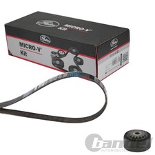 GATES Micro-V Kit KEILRIPPENRIEMEN-SATZ passend für DACIA LOGAN SANDERO NISSAN