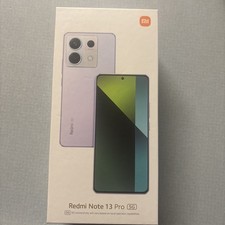 Redo Note 13 Pro 5G Aurora Purple 8 GB Ram - 256 ROM New Sealed Global Unlocked