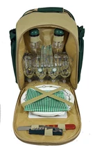 Picnic Basket Backpack - Complete Set for Perfect Outdoor Dining Adventures!