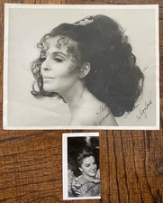 2 x Vintage 1970 Susan Seaforth Hayes Days Of Our Lives Signed Photographs Photo