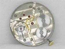 VINTAGE 39MM MOVADO 17 JEWEL NICKEL POCKET WA...