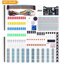 Arduino Fun Kit: 235-Piece Starter Bundle with Breadboard Components Included