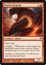 Plated Geopede [Duel Decks: Venser vs. Koth] Near Mint