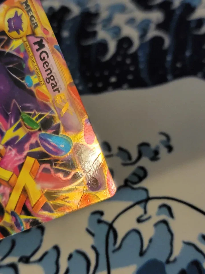 M Gengar EX (121 SECRET RARE) 121/119 XY Phantom Forces Holo MEGA HP-DMG POKEMON - Image 3 of 4