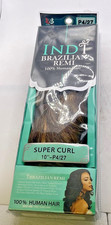 Bobbi Boss Indi Brazilian Remi 100 Human Hair Spring Wave 10" Color 4/27, 1 pck