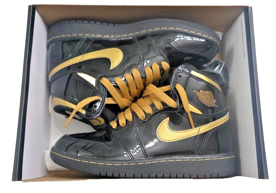 Jordan 1 Retro Black Gold - огромный выбор по лучшим ценам | eBay