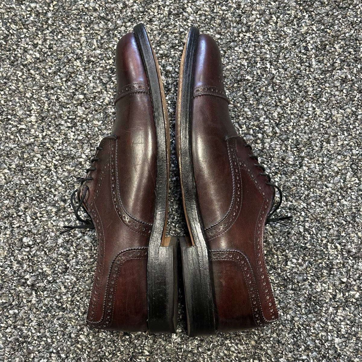 Allen Edmonds Lexington 5171 Cap Toe Burgundy Ox Blood Made In USA  Size 13 D Men main image 2