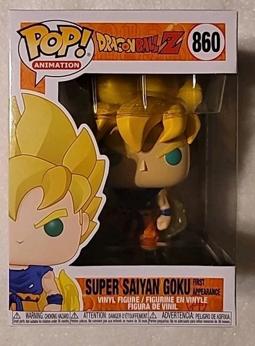 Funko Pop! Vinyl Dragon Ball - Super Saiyan Goku (First Appearance) #860