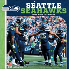 Turner Licensing,  NFL Seattle Seahawks 2026 Wall Calendar, 12'' X 12'', 12-Mont
