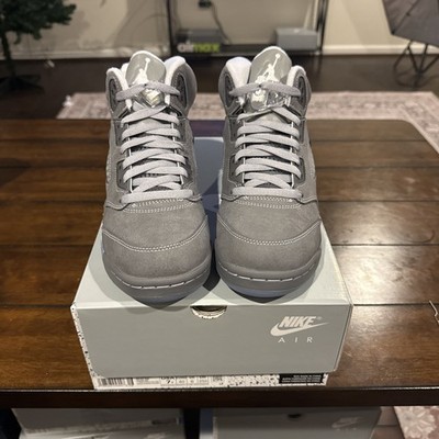 Nike Air Jordan 5 Retro Wolf Grey 7Y GS - FAST SHIPPING  