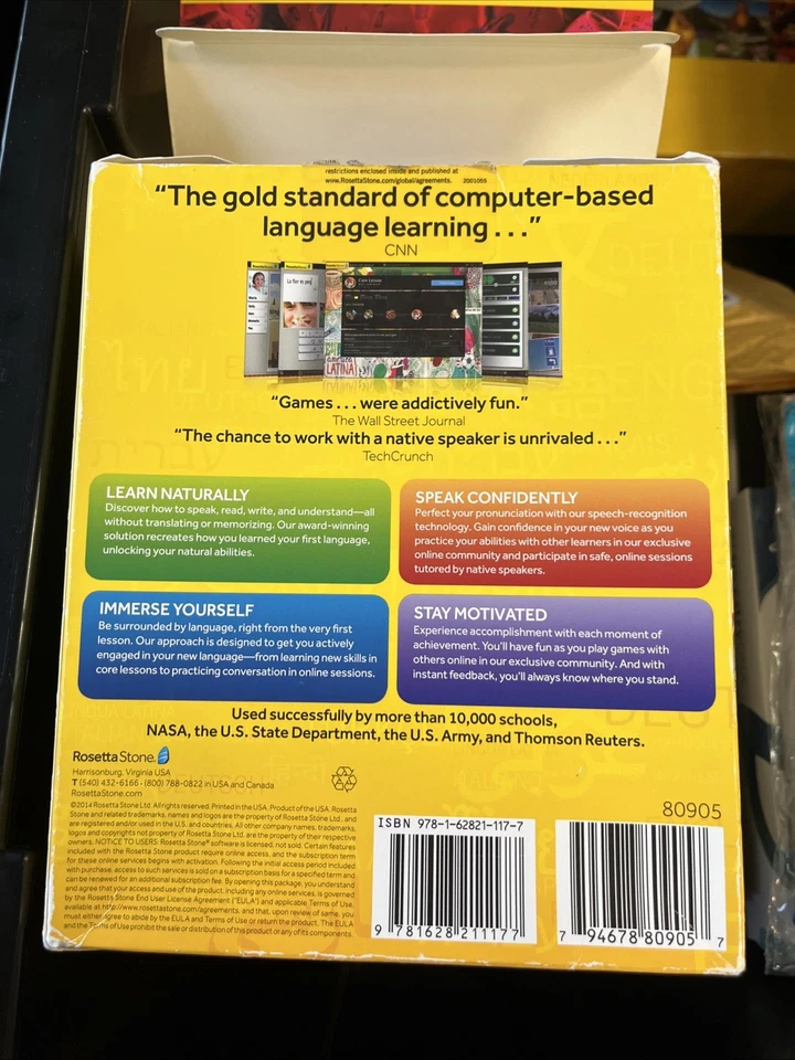 Rosetta Stone Spanish Latin America Level 1-5 Set Version 4 DVD for PC Mac - Image 4 of 4