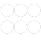  6 Pcs Dream Catchers Dreamcatcher Hoops Metal Rings Macrame Supplies