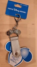 Japan Tokyo Disney Resort Store Ears Holder Keychain Headband 2024 Silver