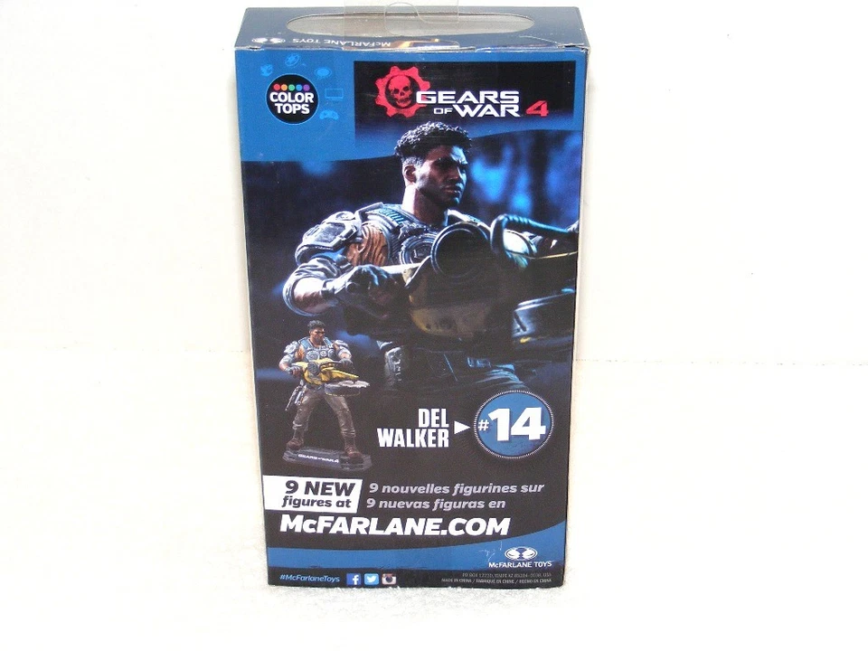 FIGURA DE ACCIÓN GEARS OF WAR 4 DEL WALKER #14 NUEVA EN CAJA McFARLANE TOYS  Foto 3 de 4