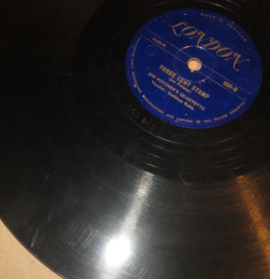 78RPM London 660 Joe Potzner - Red Hot Mama / Three Cent Stamp