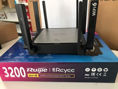 Ruijie RG-EW3200 GX PRO 3200M Wi-Fi 6 Dual-band Gigabite Mesh Router ...