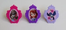 12 Disney Sofia the First 1st Cupcake Rings Topper Kid Birthday Party Bag Favor