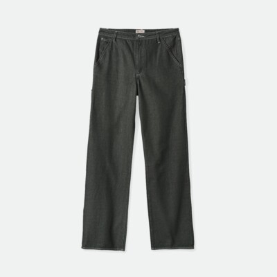 BRIXTON ESSEX PATCHED RELAXED PAINTER PANT GR: 26 DEEP FOREST