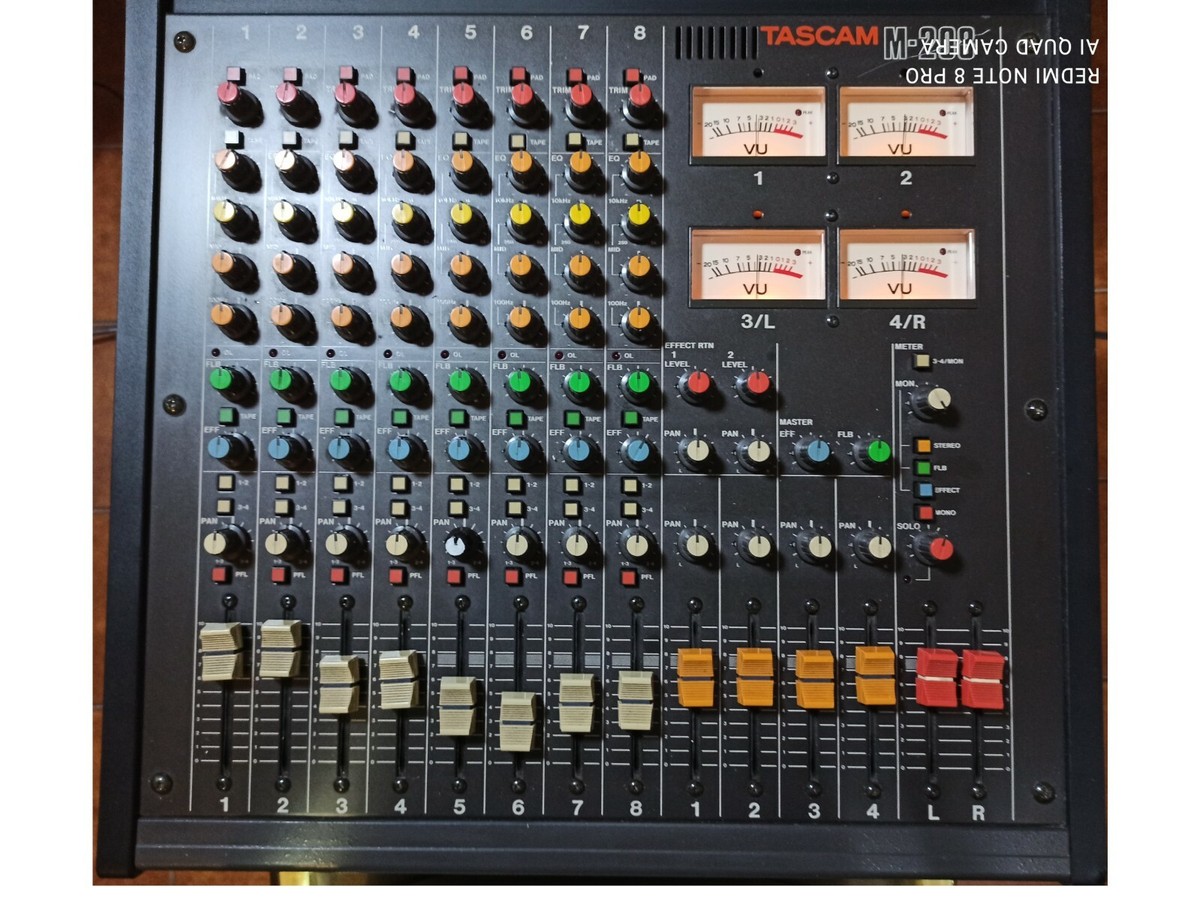 PROFESSIONAL MIXER TASCAM M-208 8 + 6 CHANNELS | eBay