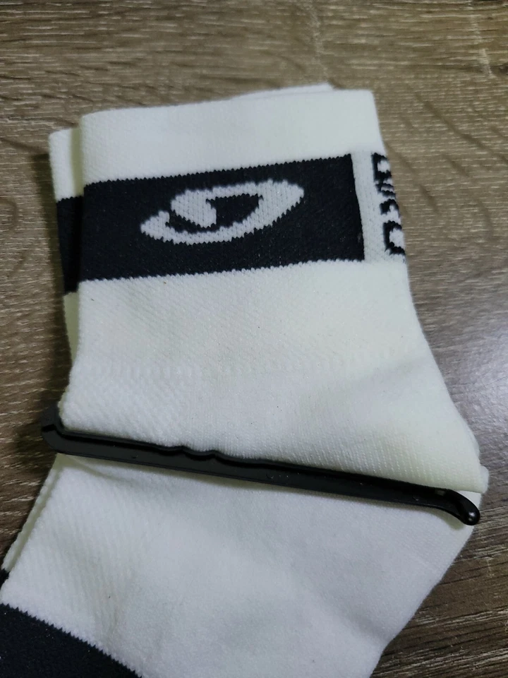 Giro Comp Racer 脚踝骑行袜,M 码,白色/黑色 2096 — 第 2/4 张图片