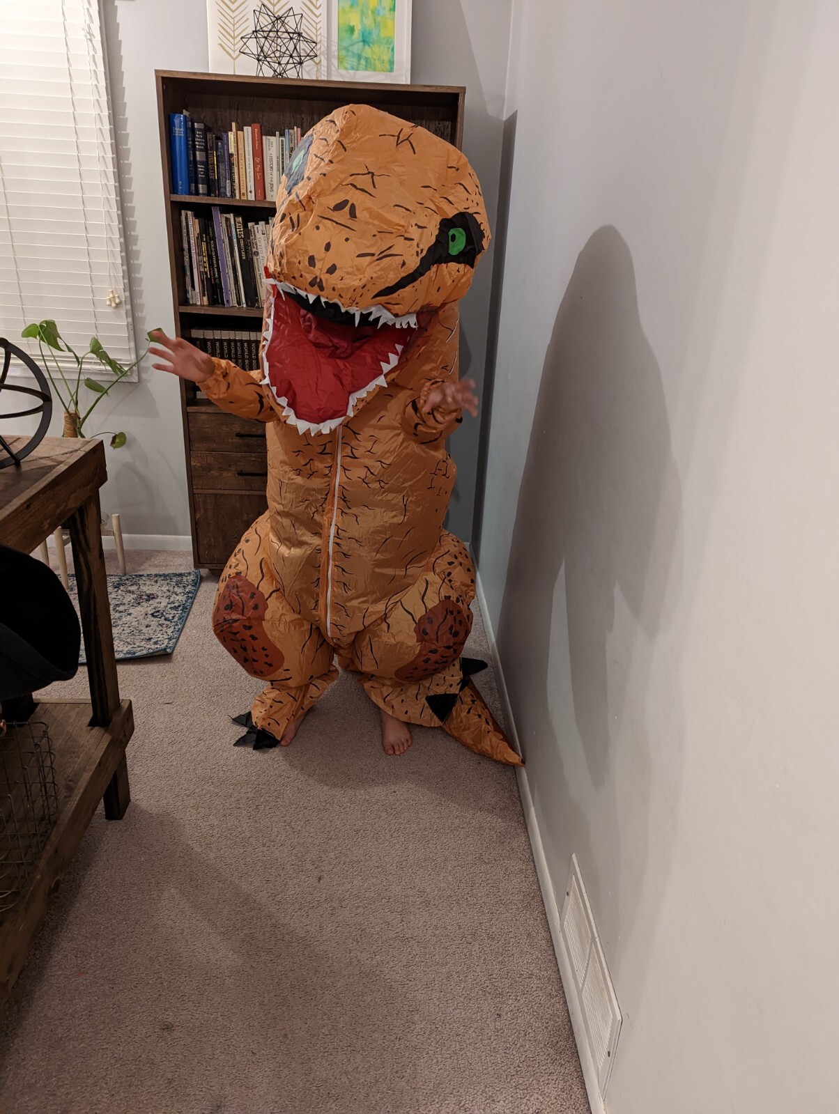 Spirit Halloween Kids Inflatable Dinosaur Costume Don… Gem