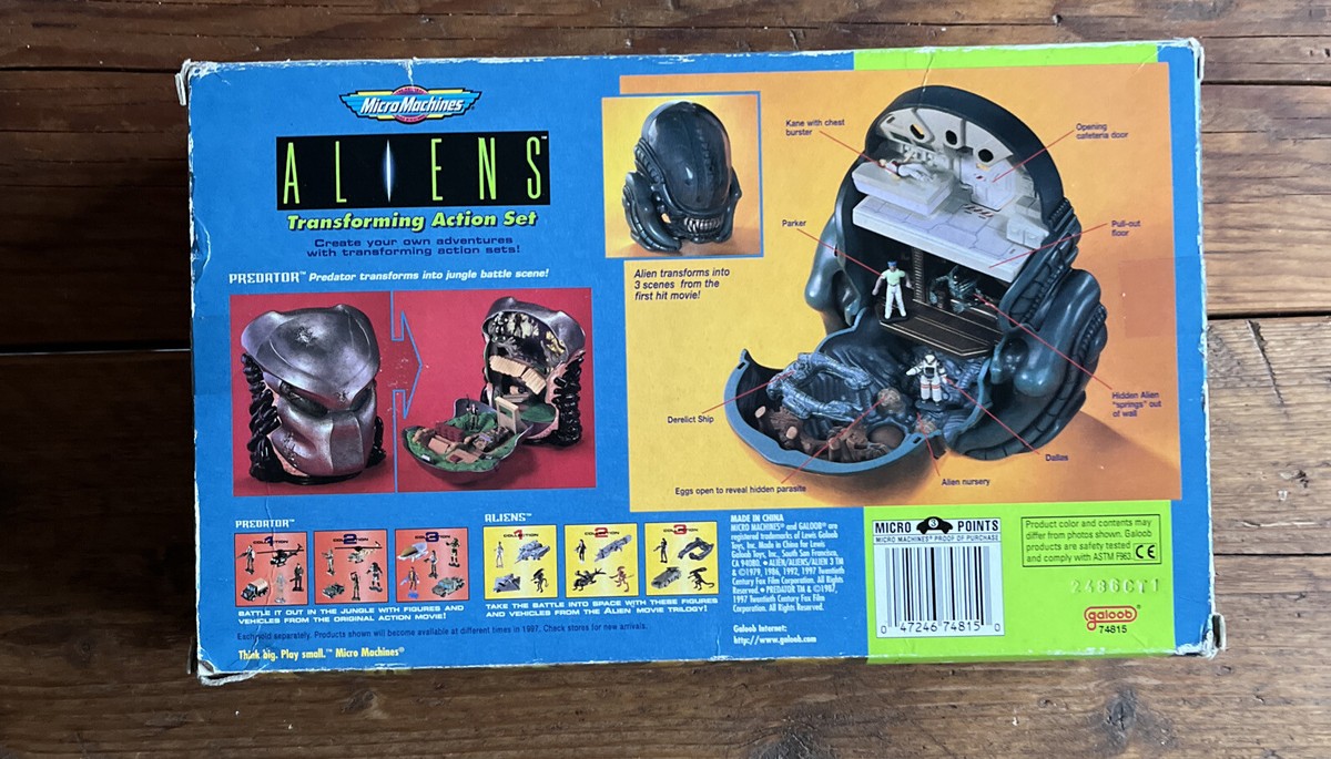 Micro Machines Alien Aliens Transforming Play Set GALOOB Boxed
