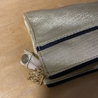 ESTEE LAUDER Zipper Gold Cosmetic Bag - 8"x5" - One of a kind — photo 2