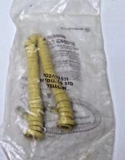 Vintage Pastel Yellow Western Electric Handset Cord Phone Curly 6Ft H4DU-56-STD