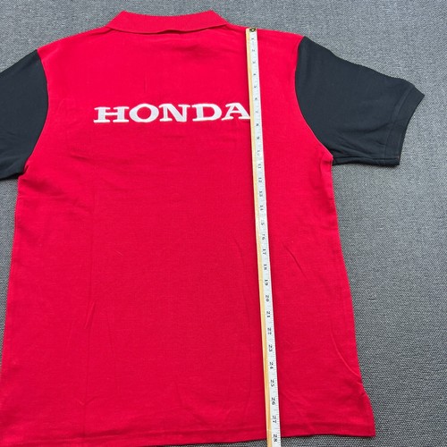 24MX Team Honda Racing Mens Polo Shirt XL Black Red Motorcycle Short Sleeves Pro - Picture 9 of 12