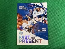 2018 Diamond Kings Past and Present #3 Adrian Gonzalez Cody Bellinger Dodgers