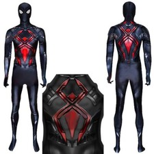 Dark Spider-man Cosplay Jumpsuit Bodysuit Halloween Men Stage Costume Adult Kids