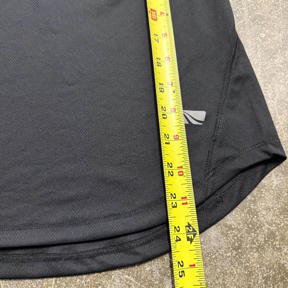 Camiseta sin mangas Marika Tek Active para mujer pequeña negra seca Wik Performance Wear espalda deportiva Foto 3 de 4