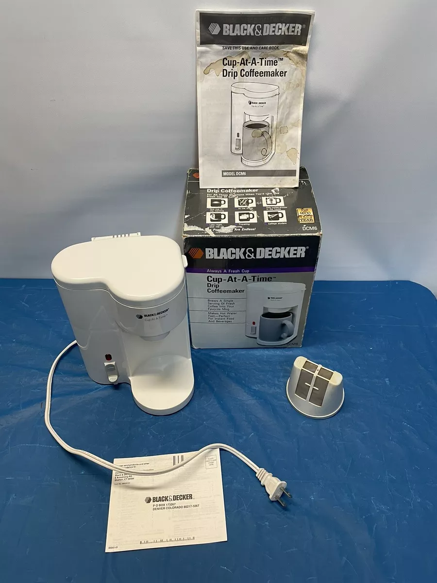 Black & Decker Cup- At- A- Time Drip Coffee Maker
