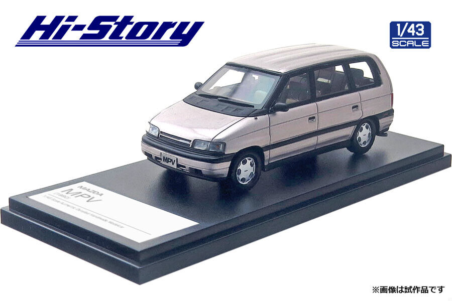 Hi-Story HS267SL 1/43 Mazda MPV 1990 Winning Silver Model Hi-Story HS267SL 1/43 Mazda MPV 1990 Winning Silver Model