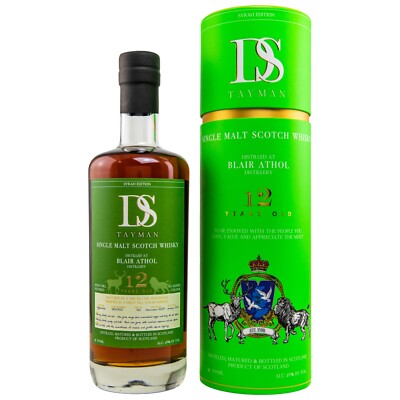 SYRAH CASK! Blair Athol 12 Jahre 2009/2022 DS Tayman Single Malt Whisky 46%