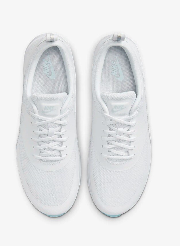 Women Nike Air Max Thea Athletic Shoes Sneakers White/White/Blue