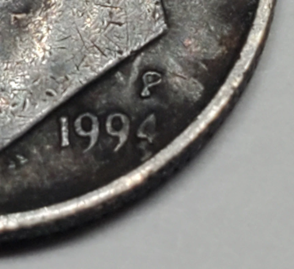 1994 P Roosevelt Dime ERROR Coin  - Image 4 of 4