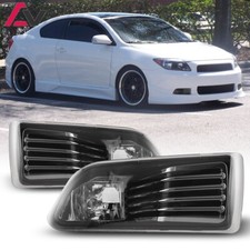 For Scion Tc 2005-2010 Smoke Lens Pair Bumper Fog Lights Lamps Replacement Bulbs