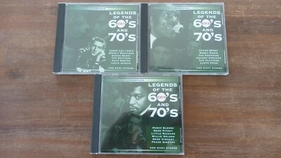 All Time Legends Of The 60 s And 70 s, 3-CD-Set, Oldies Evergreens
