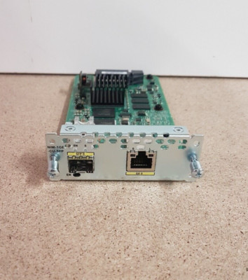 Cisco NIM-1GE-CU-SFP   1-Port Gigabit Ethernet WAN Network Module