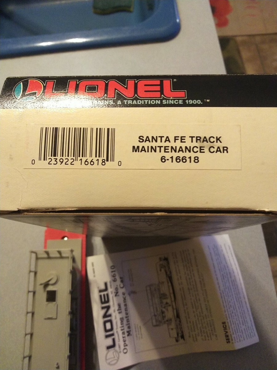 Lionel Santa Fe Track Maintenance Car 6-16618 | eBay