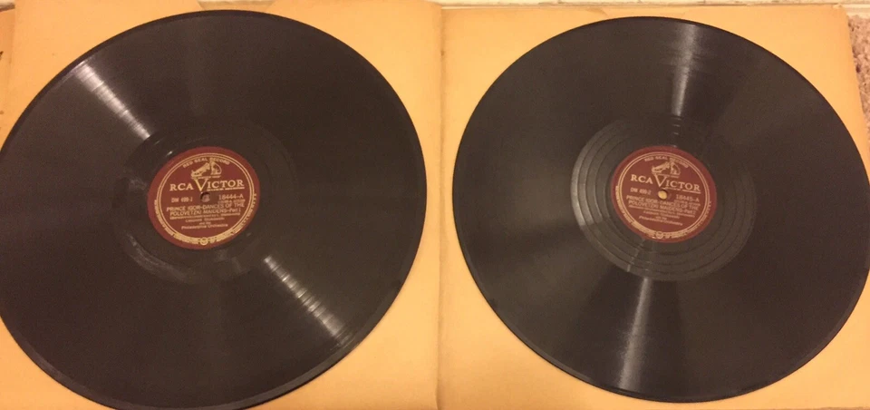 Leopold Stokowski Prince Igor Dances of the Polovetzki Maidens DM-499 78 LP 1938 - Image 4 of 4