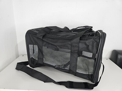Amazon Basics Haustier-Tragetasche mit 4 weichen Netzeinsätzen - Medium