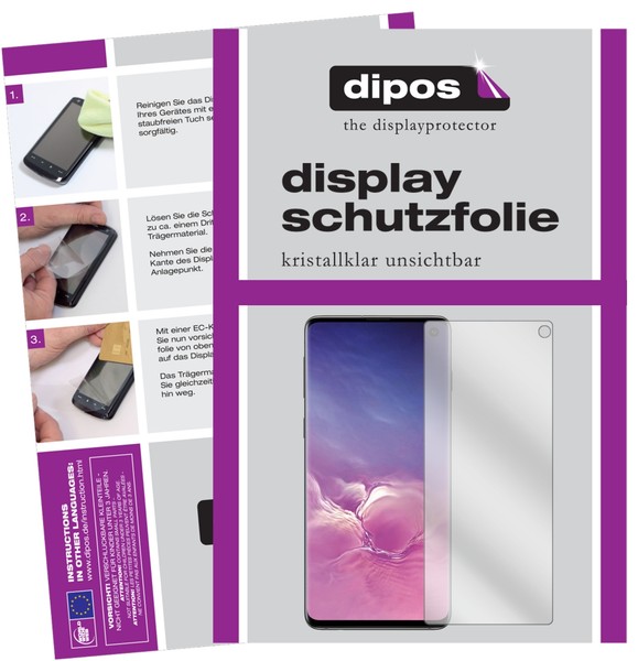 3+3X Schutzfolie FüR Samsung Galaxy S10 Klar Displayschutzfolie Display Schutz-image