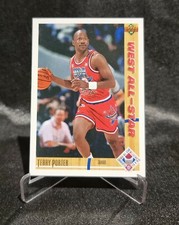 TERRY PORTER, 1991-92 Upper Deck, West All-Star #54. Portland Trail Blazers.