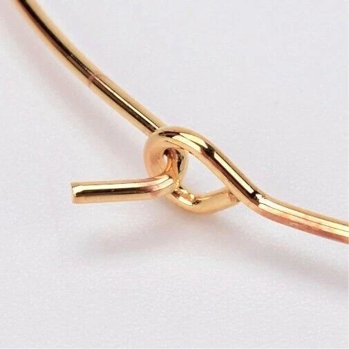 100 ANILLOS de vidrio de vino enchapados en oro para dijes 25 mm 1" sin plomo sin níquel Foto 4 de 4